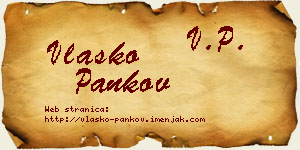 Vlaško Pankov vizit kartica